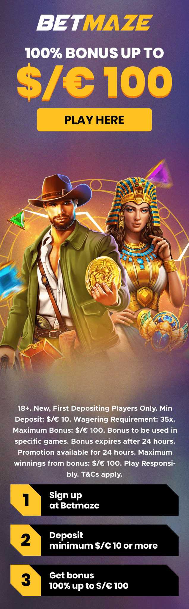 Casino Welcome Offer MGA - Mobile