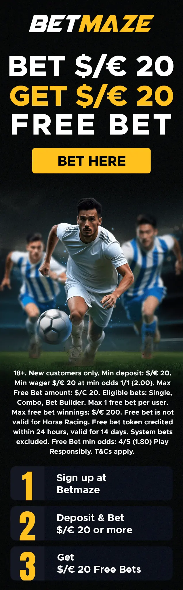 Sports Welcome Offer MGA - Mobile